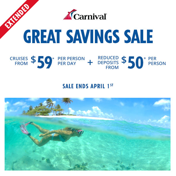 Carnival Cruise Line Special Offer